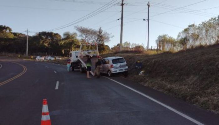 Foto: PRE-PR Pinhão - Acidente deixa condutor com ferimentos leves na PR 170